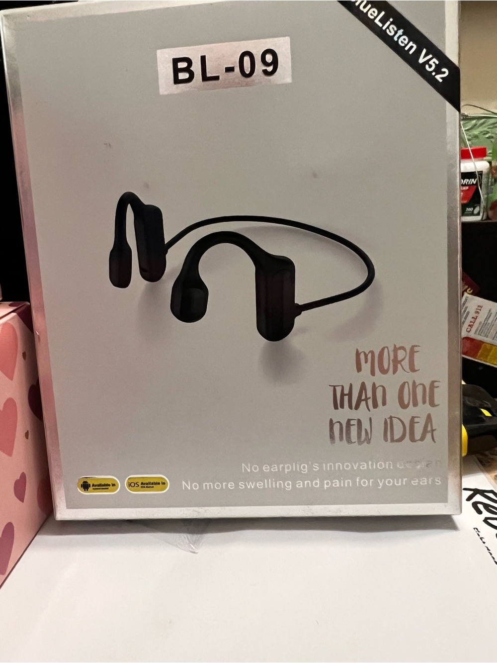 Bone Conduction Headphones BL-09 in Black